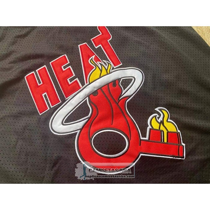 Camiseta Miami Heat x DJ Khaled x Mitchell & Ness Negro